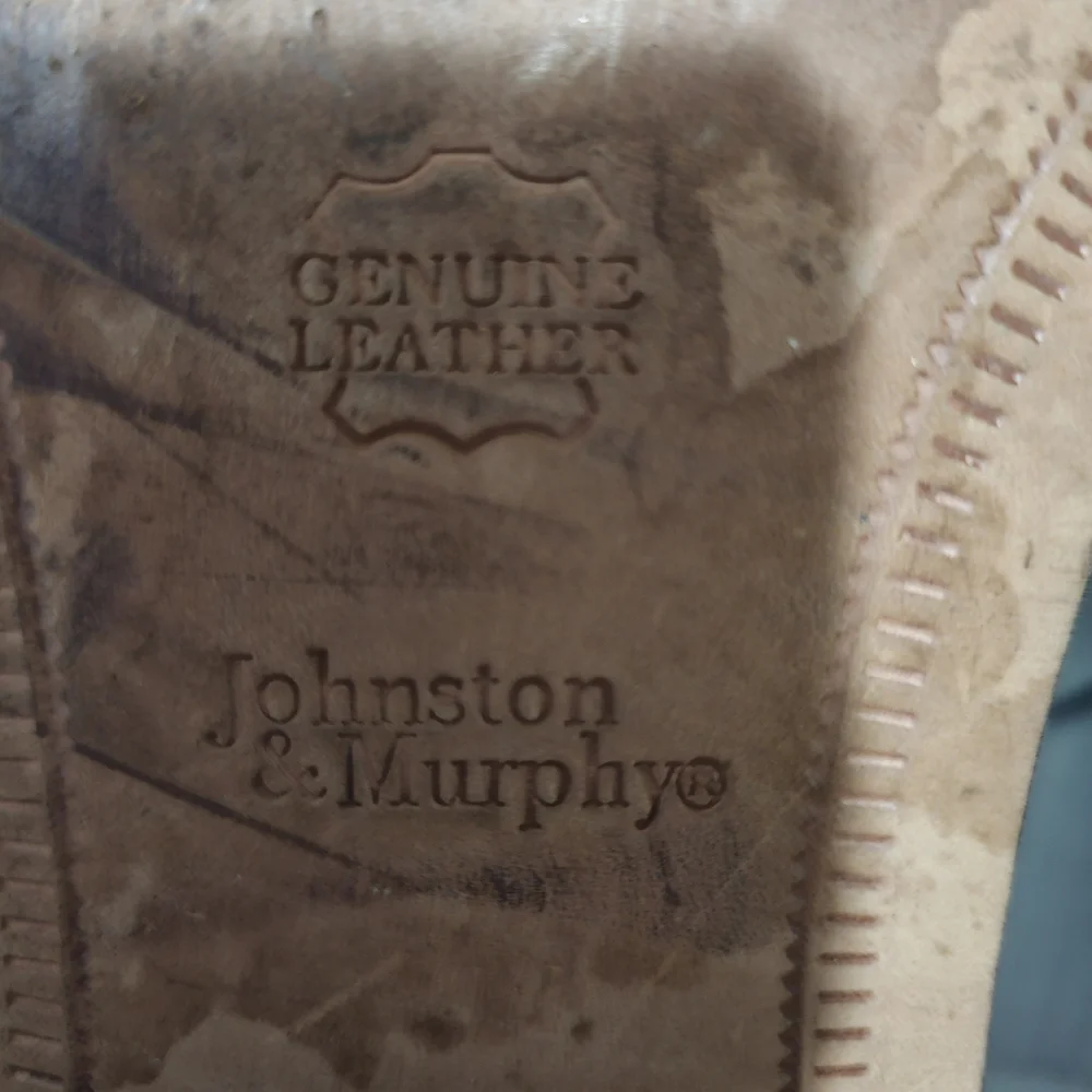 Johnston & Murphy Sz 11.5 Black Leather cap toe Oxford shoes Dress formal